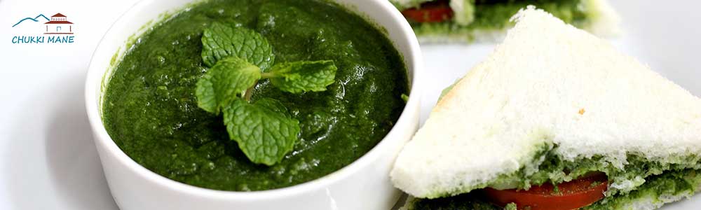 Pudina Mint Leaves Chutney