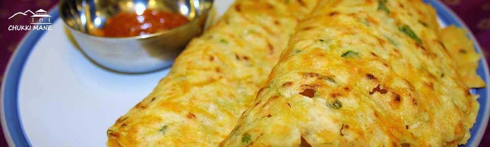 Rava Carrot Rotti