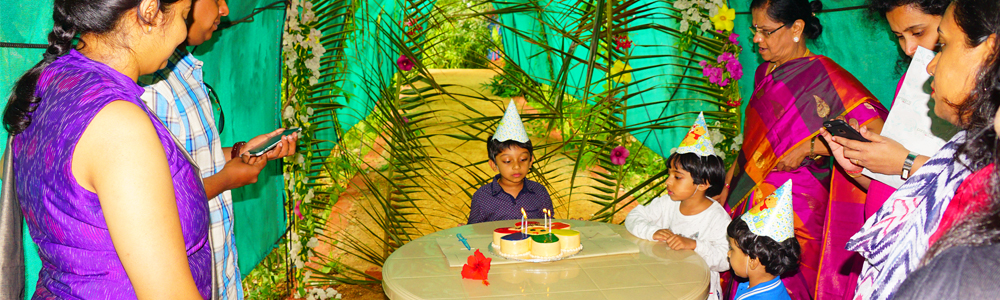 Birthday Celebration at ChukkiMane near shivanasamudra