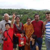 Family outing to shivanasamudra waterfalls near Bangalore