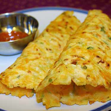 Rava Carrot Rotti