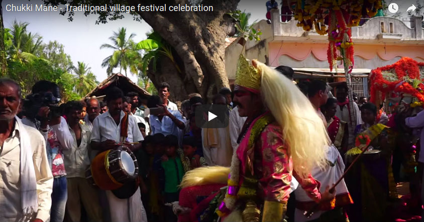 Traditional Village festival celebration at Chukkimane