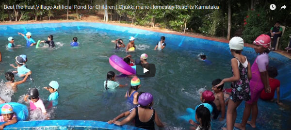 Beat the heat village artificial pond for Children Chukkimane