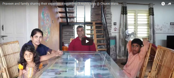 Family Sharing their Experience regarding 3-nights stay at Chukkimane