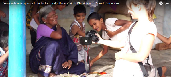 India for Rural Village visit at Chukkimane Resort Karnataka