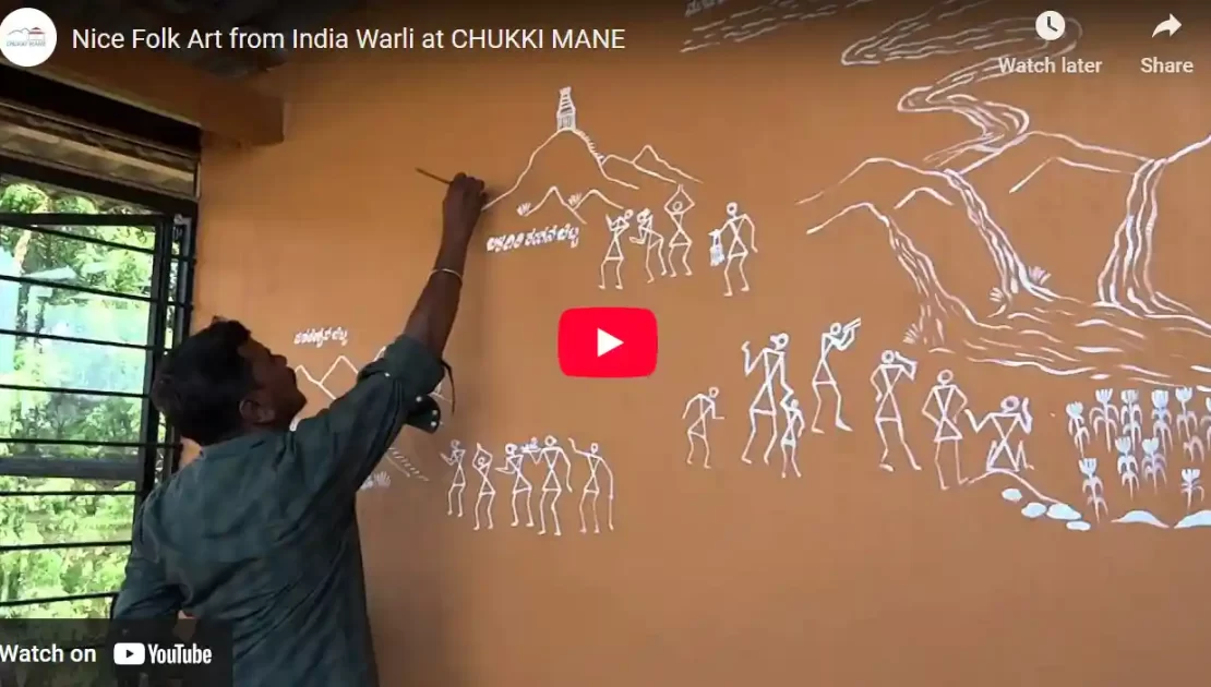 Nice Folk Art from India Warli at CHUKKI MANE