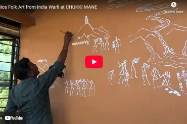 Nice Folk Art from India Warli at CHUKKI MANE