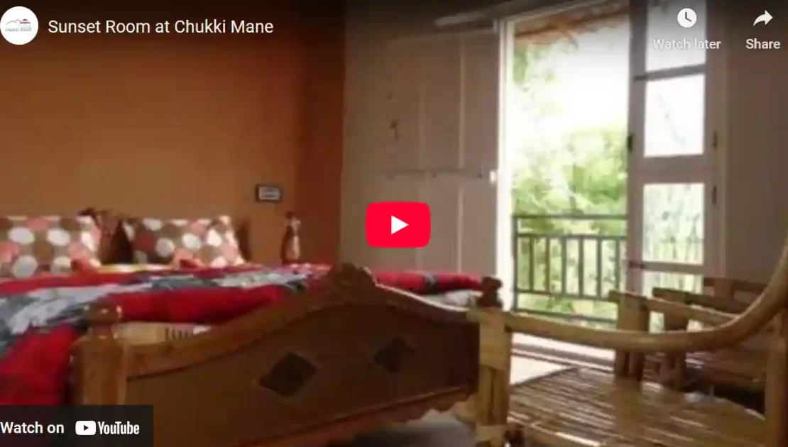Sunset room at Chukki Mane