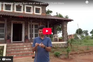 Tricks for spinning top at Chukki Mane