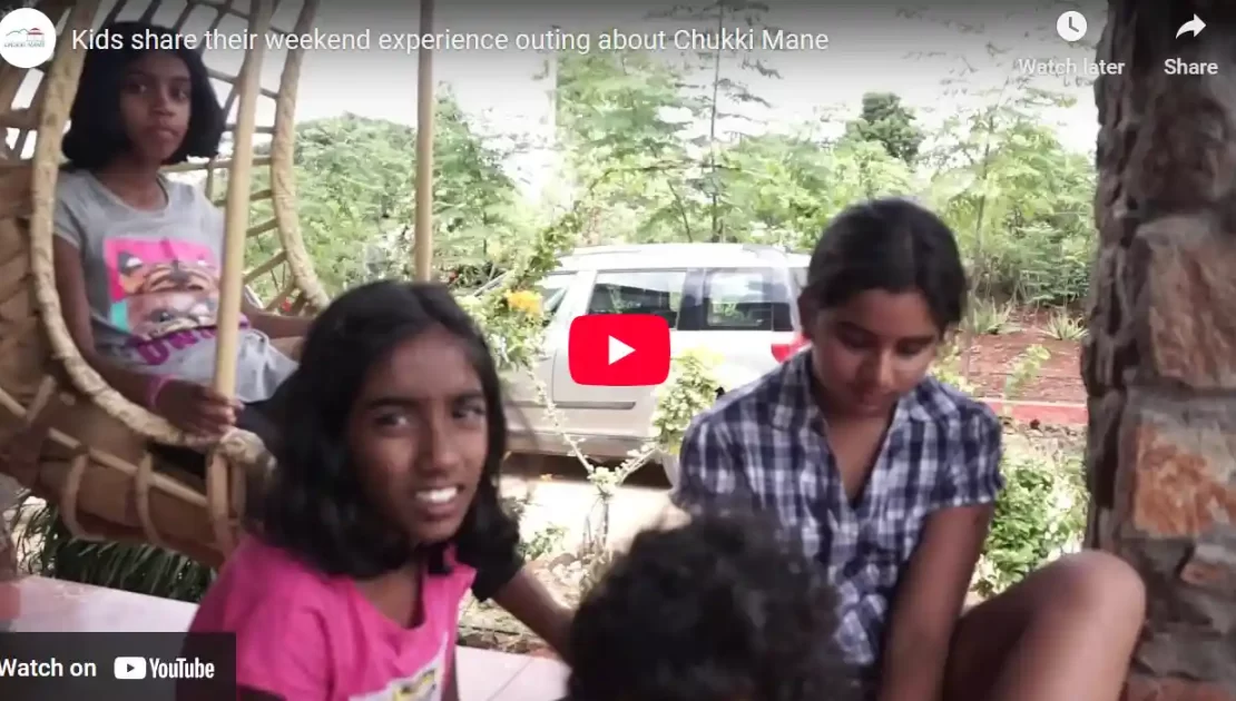 Kids share their weekend experience outing about Chukki Mane