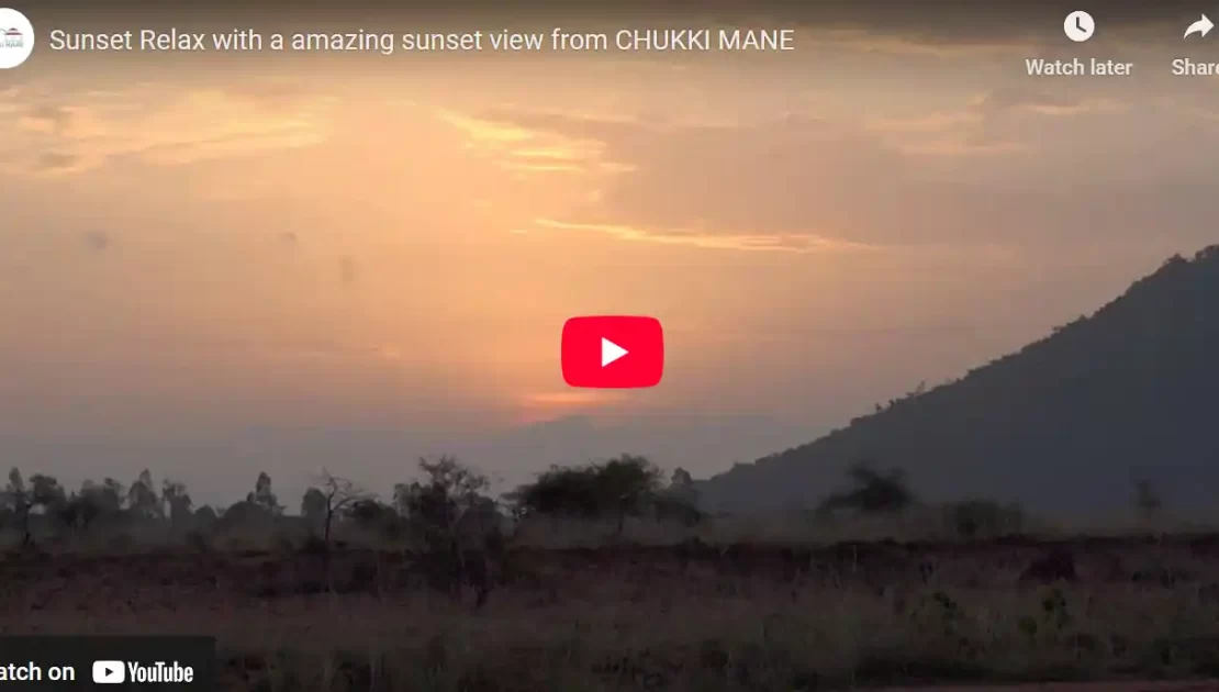 Sunset Relax with a amazing sunset view from CHUKKI MANE