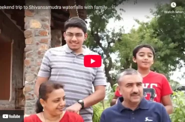 Weekend trip to Shivansamudra waterfalls with family