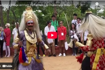 Karnataka Village Art Form Performance At Chukkimane Resort