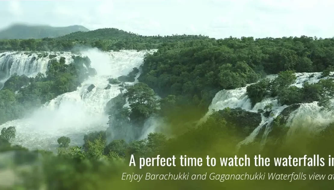 Experience the Majestic Monsoon at ChukkiMane: Discover the Gaganachukki and Barachukki Waterfalls!