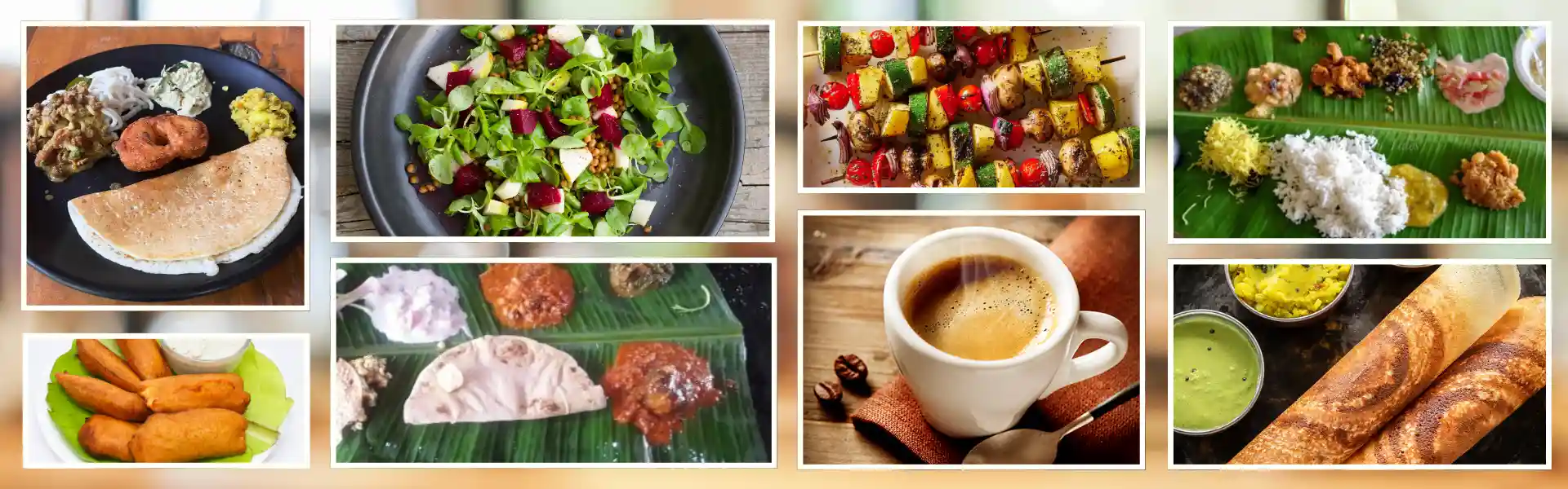 Delicious vegetarian Jain friendly food