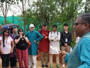 explaining-about-village-to-the-guest