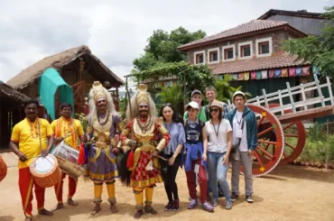 Guest Enjoying Veerghase dance at ChukkiMane