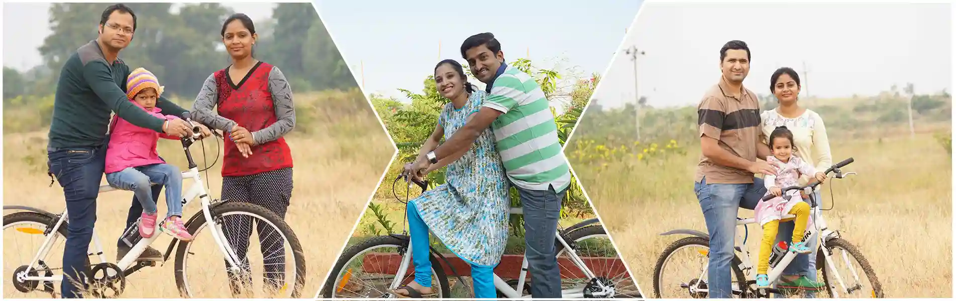 Cycling through scenic village trails near Bangalore
