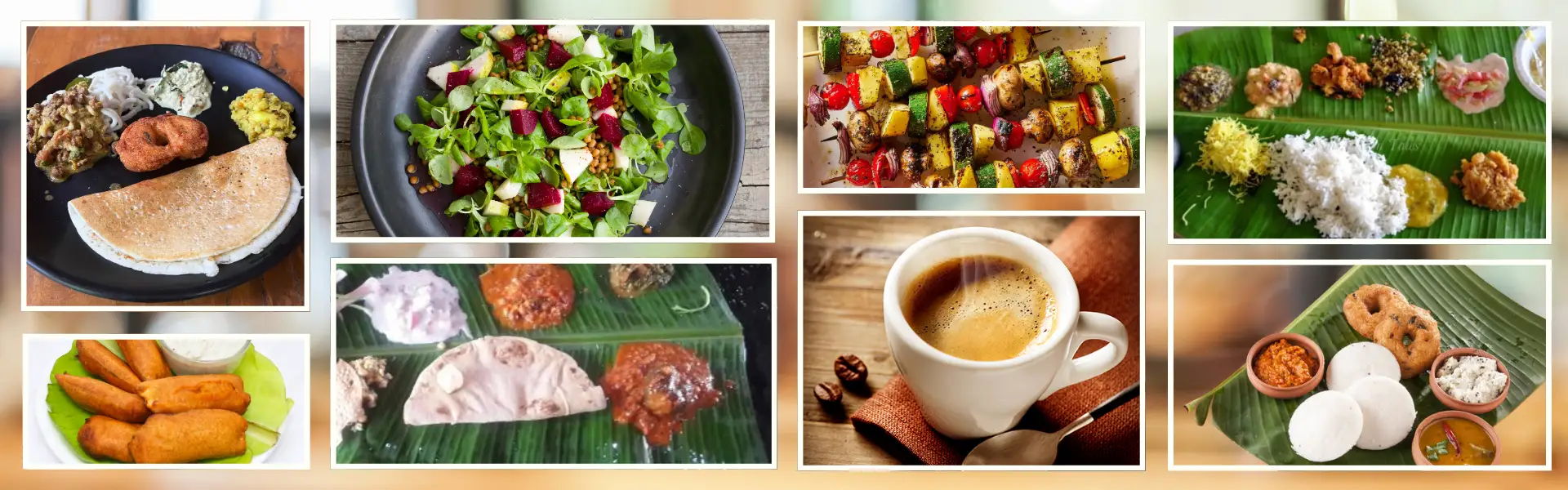 Delicious Vegetarian Food from Organic Produce
