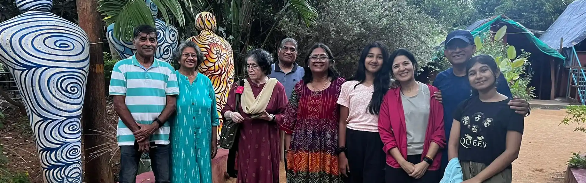 Family playing Dumb charades