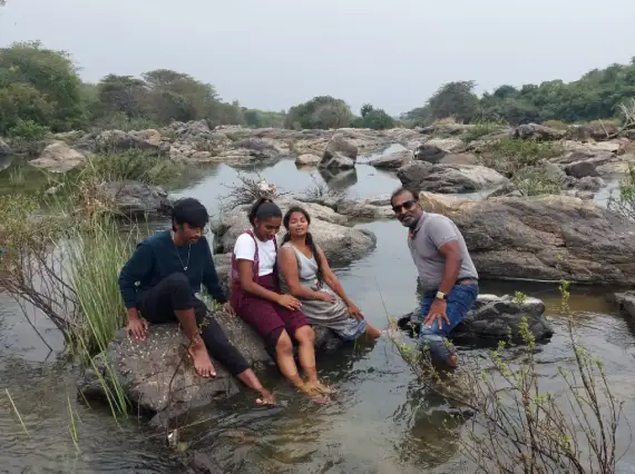 Traditional Mysore-style vegetarian lunch