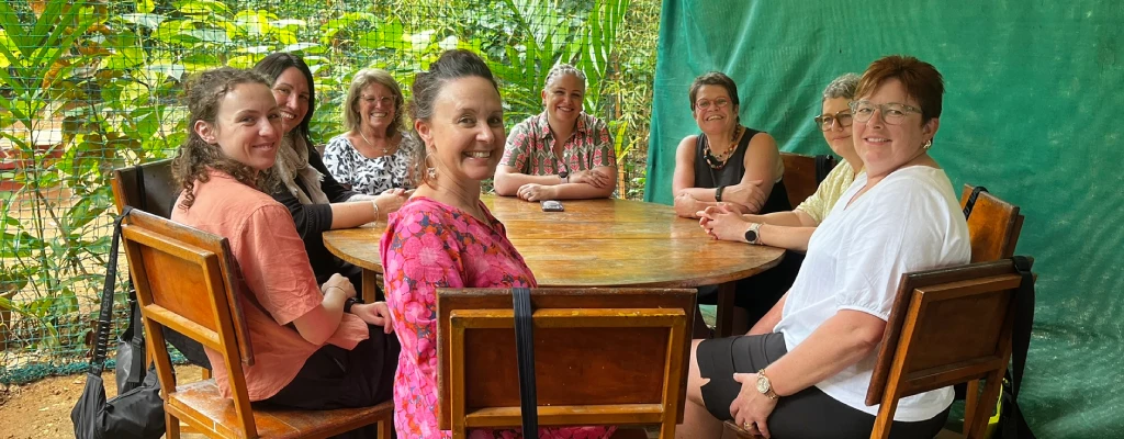 Cultural exchange session with Australian travellers