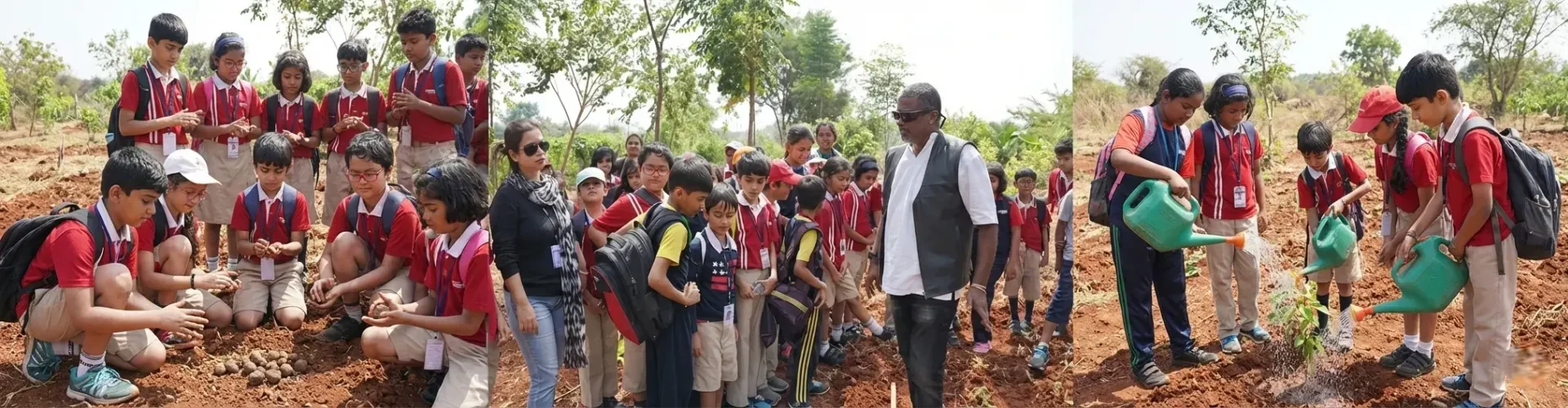 ChukkiMane Founder interacting with School Children