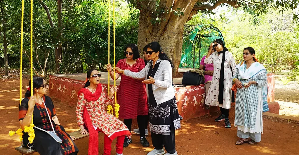 Family playing Dumb sharads