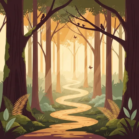 Eco-friendly accommodation cottages at sustainable retreat venue in Karnataka