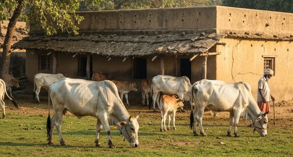 Hallikar Cattle near Chukkimane