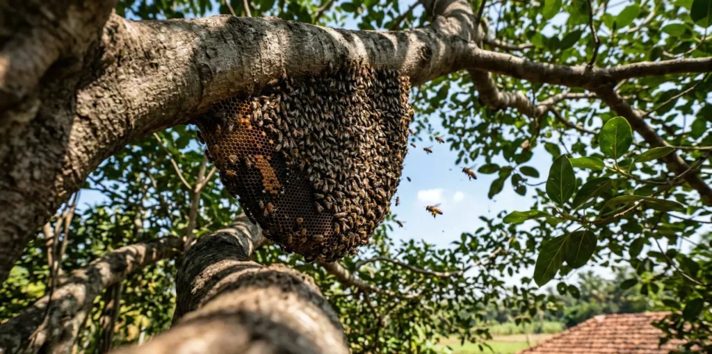 Rock Honey Bees around Chukkimane