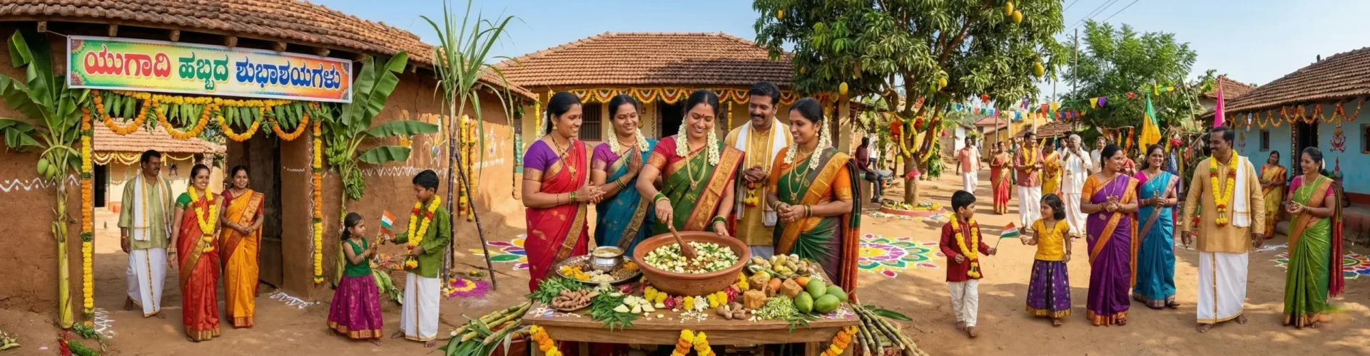 Ugadi festival in village