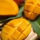 Mango slice cut