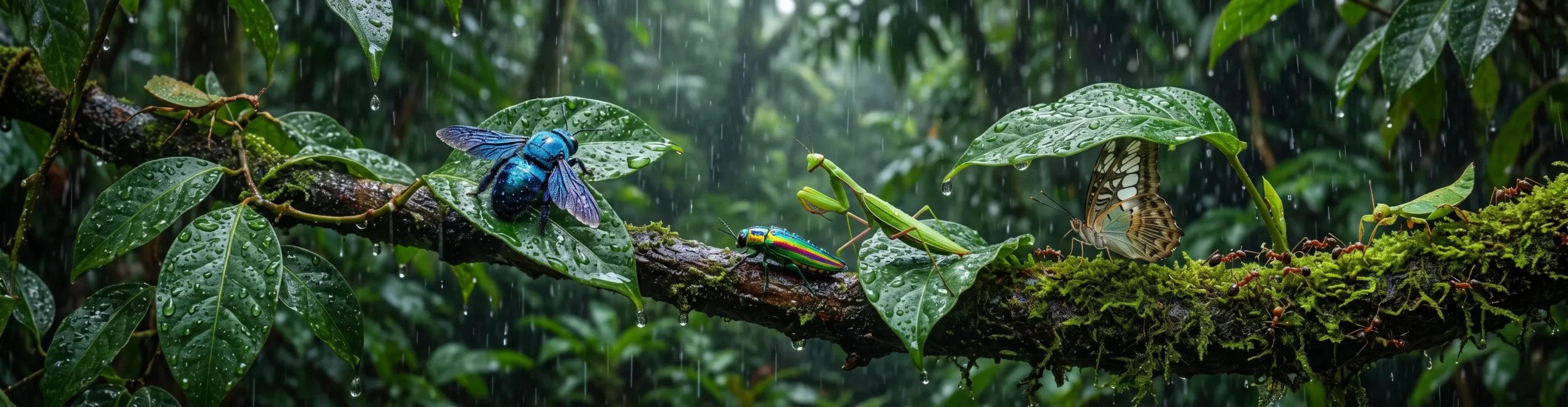 Insects come alive during Monsoon