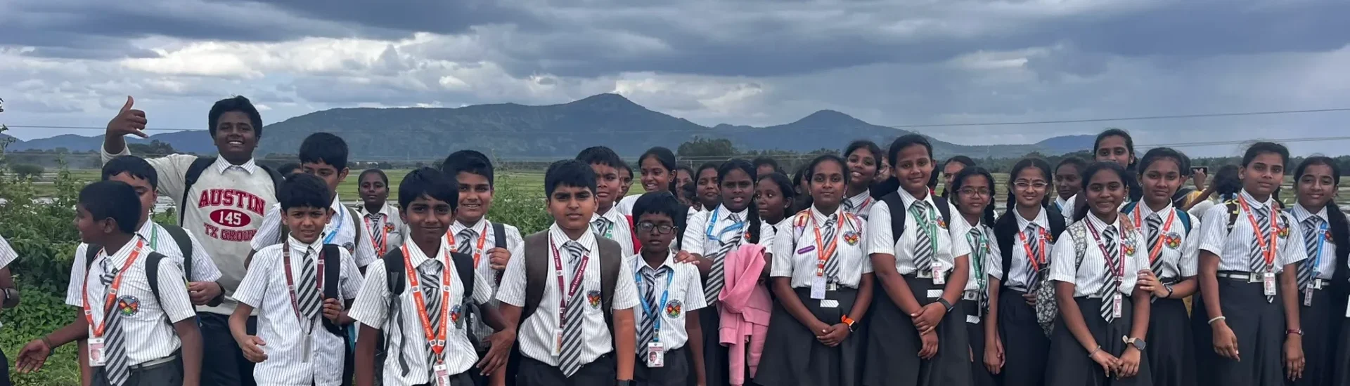 School Childen enjoying a farm visit at ChukkiMane