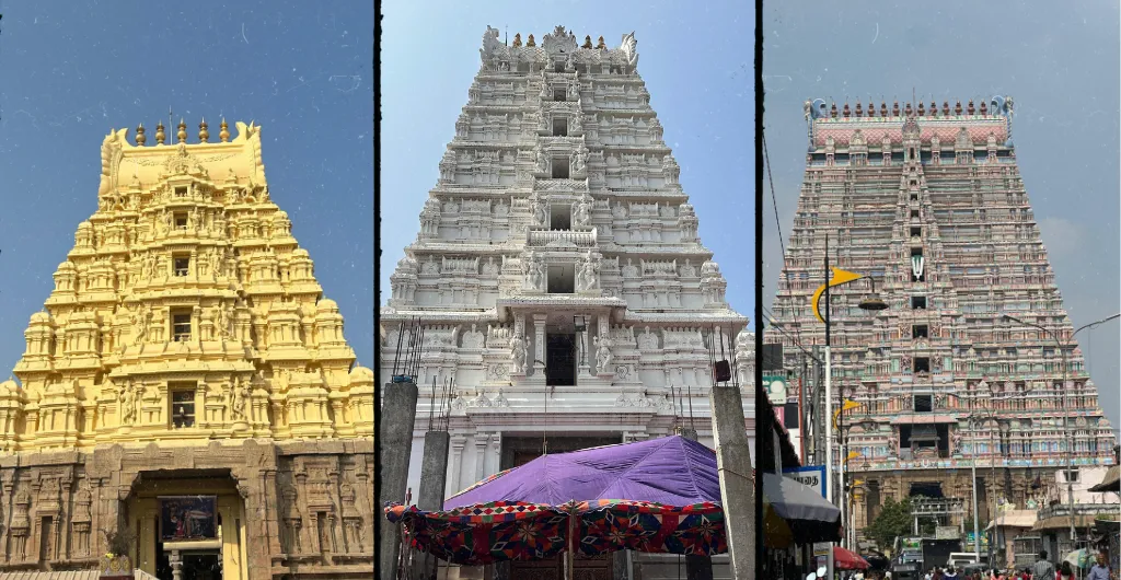 The sacred Tri-Ranga temples along the Kaveri