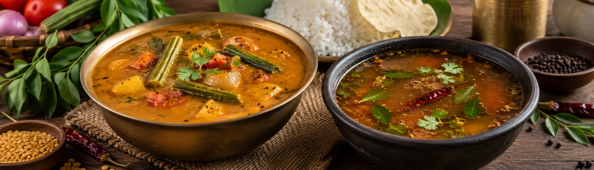 Sambar and Rasam
