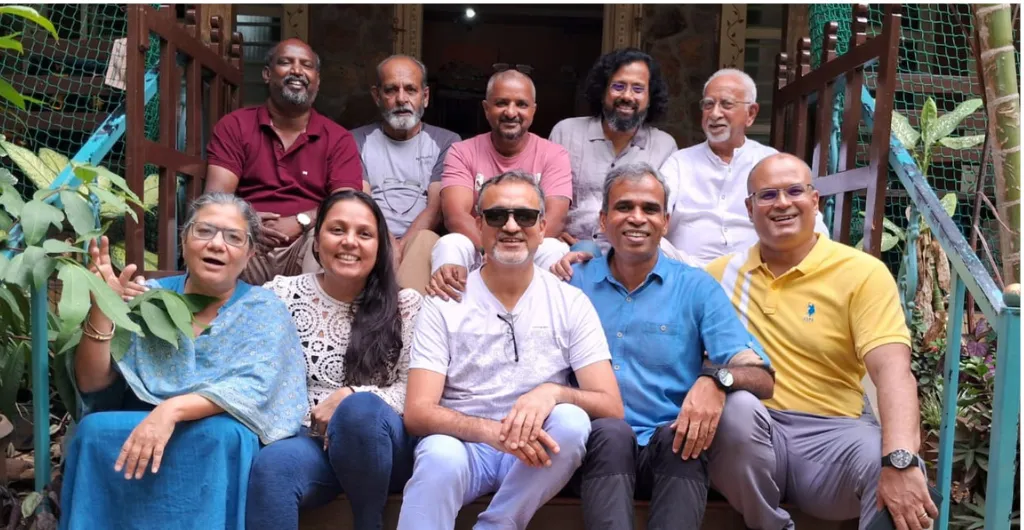 Zen retreat participants gathered at ChukkiMane